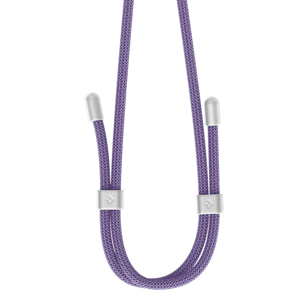 ENSEMBLE DE SANGLES UNIVERSELLES SPIGEN CROISE ET POIGNET VIOLET PROFOND