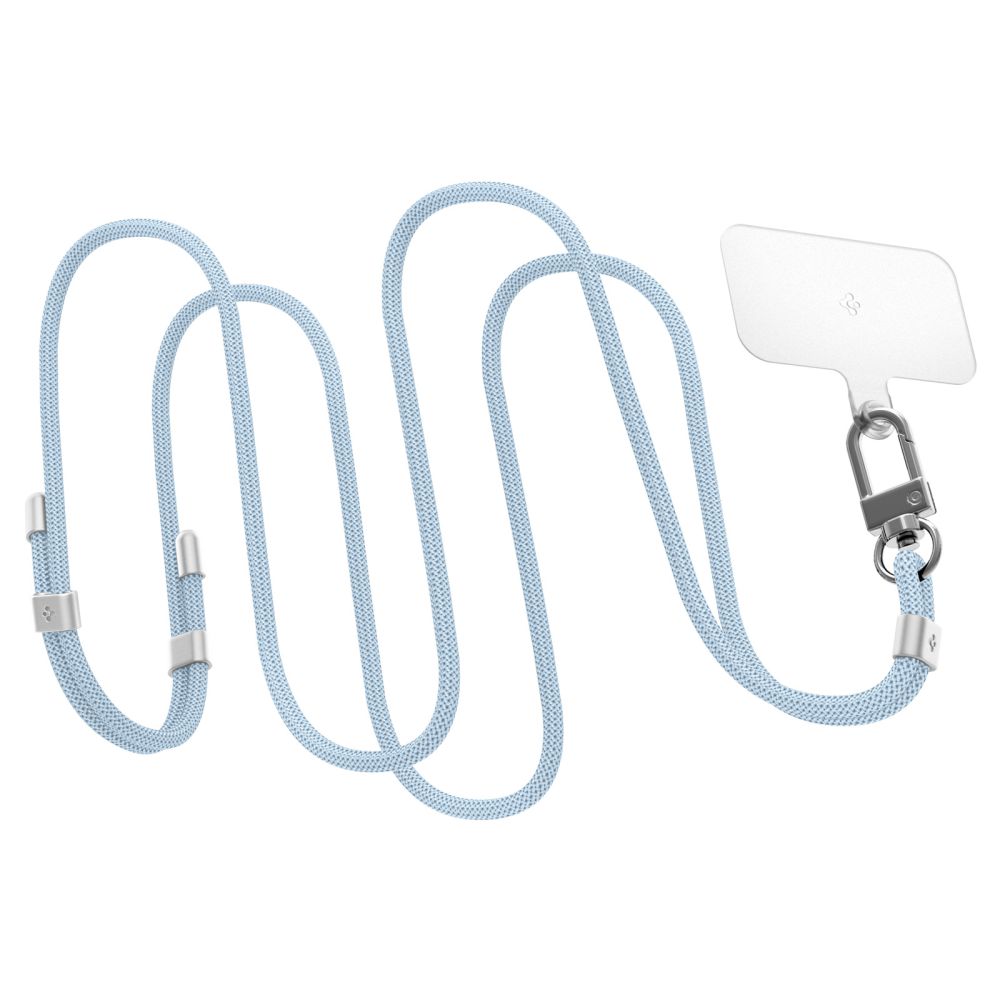 ENSEMBLE DE SANGLE UNIVERSELLE SPIGEN CROISEE ET POIGNET BLEU MUET