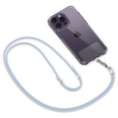 ENSEMBLE DE SANGLE UNIVERSELLE SPIGEN CROISEE ET POIGNET BLEU MUET