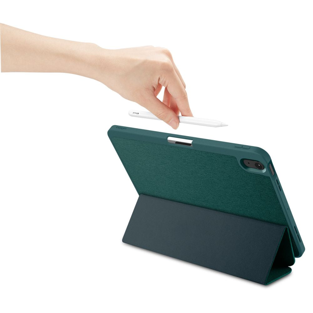 COUVERTURE SPIGEN URBAN FIT IPAD AIR 10.9 4 / 5 / 2020-2022 / 11 6 / 2024 VERT MINUIT