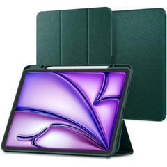 COUVERTURE SPIGEN URBAN FIT IPAD AIR 10.9 4 / 5 / 2020-2022 / 11 6 / 2024 VERT MINUIT