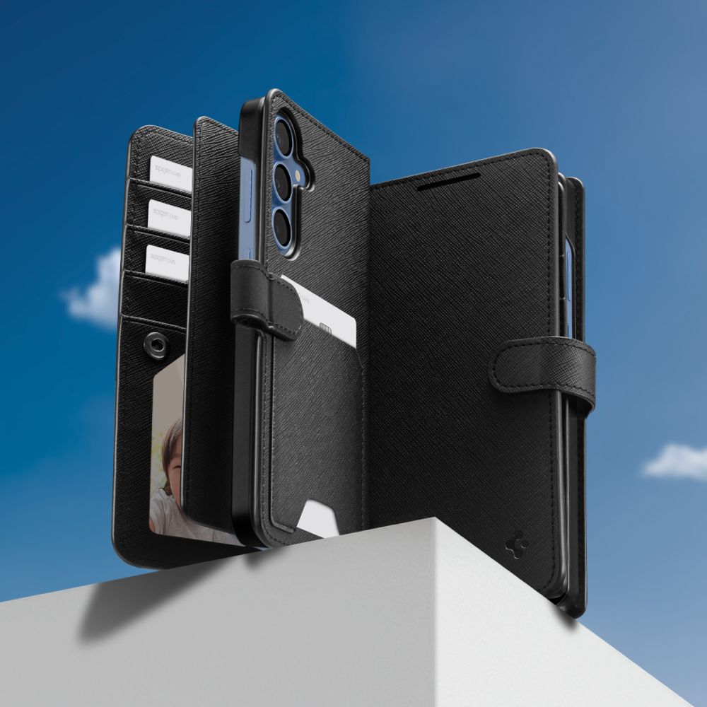 COQUE SPIGEN WALLET "S" GALAXY S25+ PLUS NOIRE