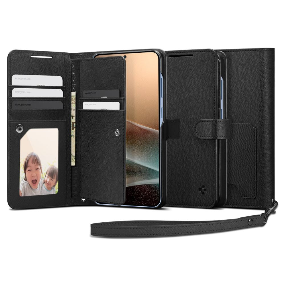 COQUE SPIGEN WALLET "S" GALAXY S25+ PLUS NOIRE