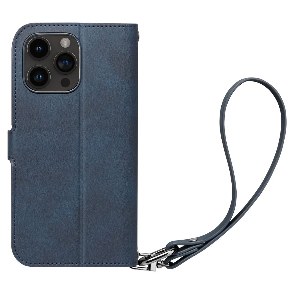 COUVERTURE DE LIVRE SPIGEN WALLET "S" POUR IPHONE 15 PRO MARINE