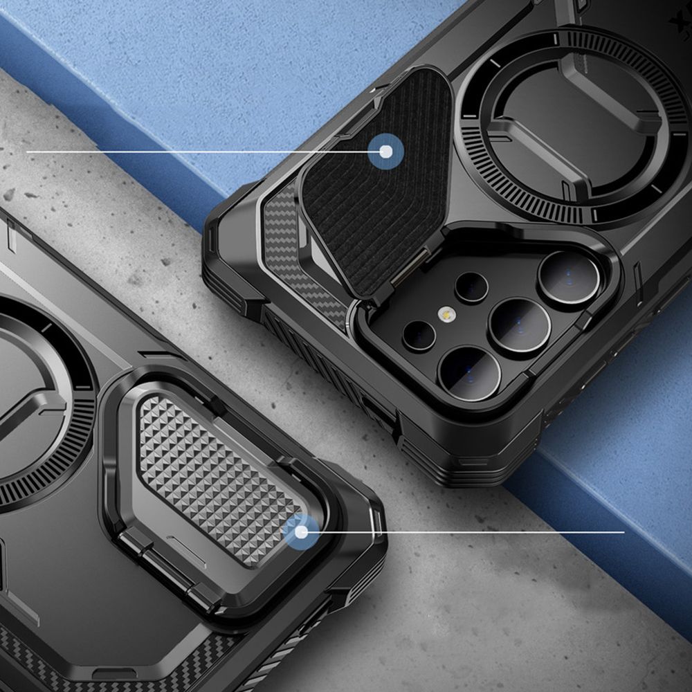 COQUE SUPCASE IBLSN ARMORBOX MAG MAGSAFE GALAXY S24 ULTRA NOIR