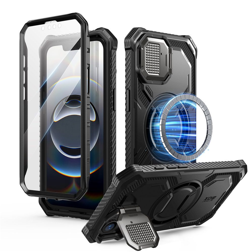 COQUE SUPCASE IBLSN ARMORBOX MAG MAGSAFE IPHONE 16E NOIR