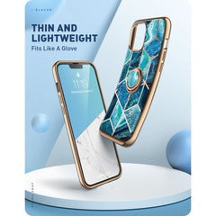 COUVERTURE SUPCASE IBLSN COSMO SNAP IPHONE 13 PRO BLEU OCÉAN