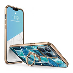 COUVERTURE SUPCASE IBLSN COSMO SNAP IPHONE 13 PRO BLEU OCÉAN