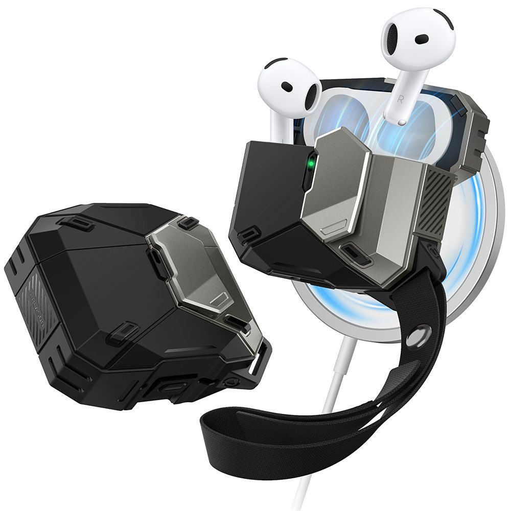 COQUE SUPCASE MATRIX APPLE AIRPODS 4 NOIRE