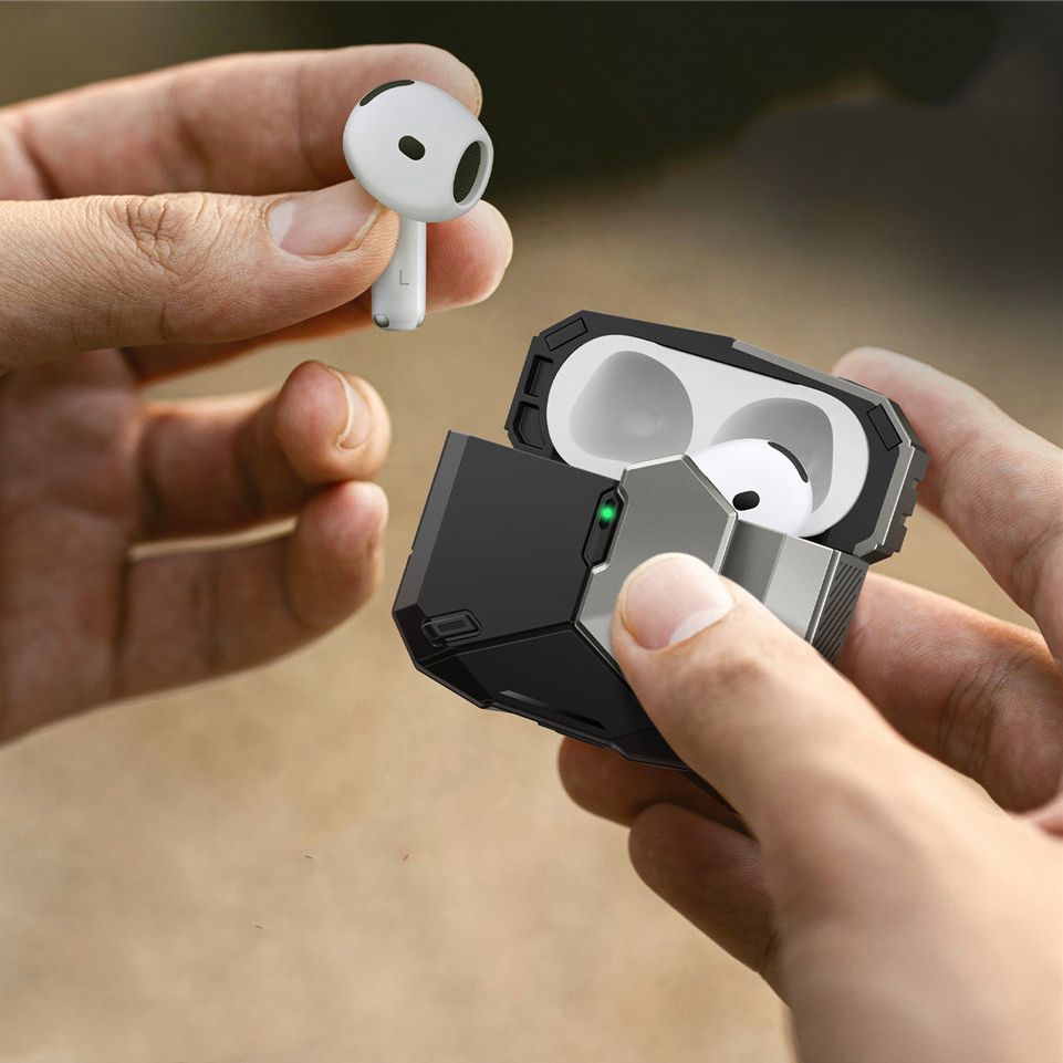 COQUE SUPCASE MATRIX APPLE AIRPODS 4 NOIRE