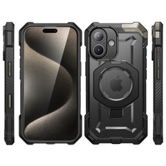 COQUE SUPCASE UB GRIP MAG MAGSAFE IPHONE 16 NOIR