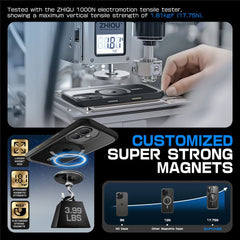 COQUE SUPCASE UB MAG MAGSAFE IPHONE 16 NOIR