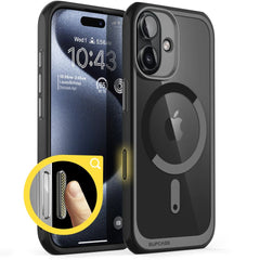 COQUE SUPCASE UB MAG MAGSAFE IPHONE 16 NOIR
