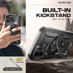 COQUE SUPCASE UB PRO MAG MAGSAFE IPHONE 16 PRO NOIR