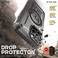 COQUE SUPCASE UB PRO MAG MAGSAFE IPHONE 16 PRO MAX NOIRE