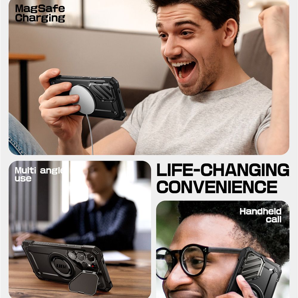 COQUE SUPCASE UB XT MAG MAGSAFE GALAXY S25 ULTRA NOIR