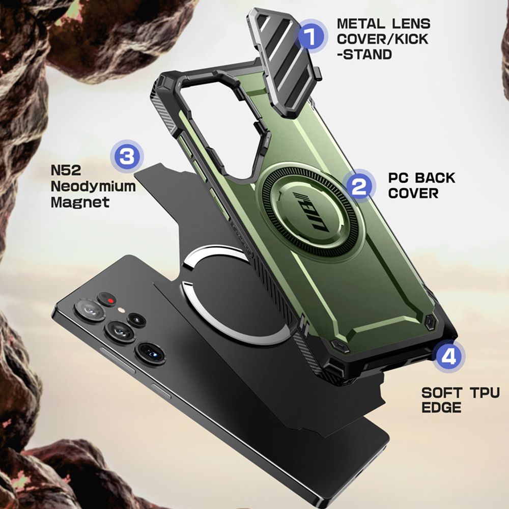 COQUE SUPCASE UB XT MAG MAGSAFE GALAXY S25 ULTRA GULDAN