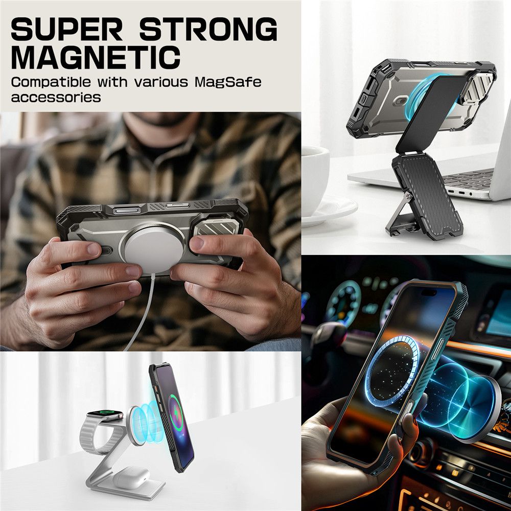 COQUE SUPCASE UB XT MAG MAGSAFE IPHONE 16 PRO TIGREY