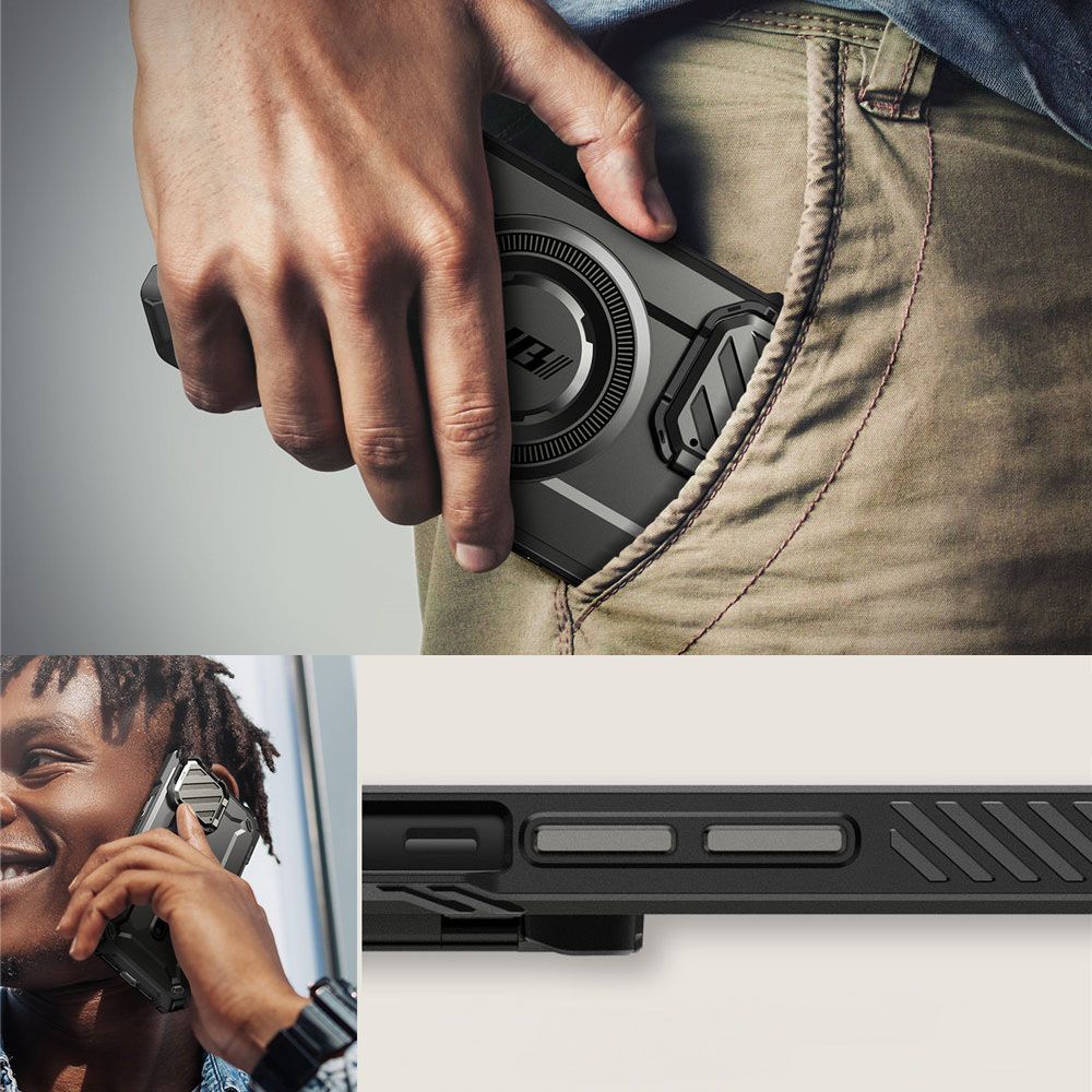 COQUE SUPCASE UB XT MAG MAGSAFE IPHONE 16E NOIR