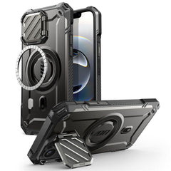 COQUE SUPCASE UB XT MAG MAGSAFE IPHONE 16E NOIR