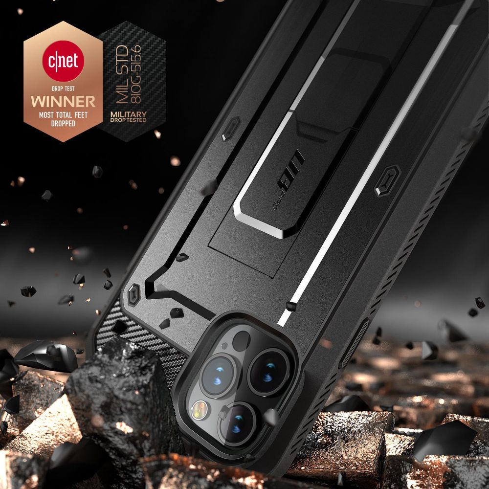 COQUE SUPCASE UNICORN BEETLE PRO IPHONE 12/12 PRO NOIRE