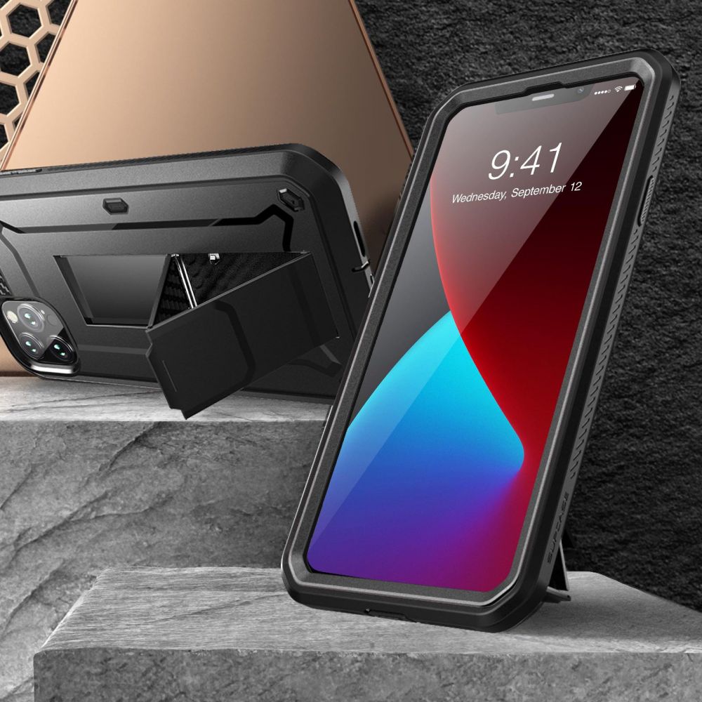 COQUE SUPCASE UNICORN BEETLE PRO IPHONE 12/12 PRO NOIRE