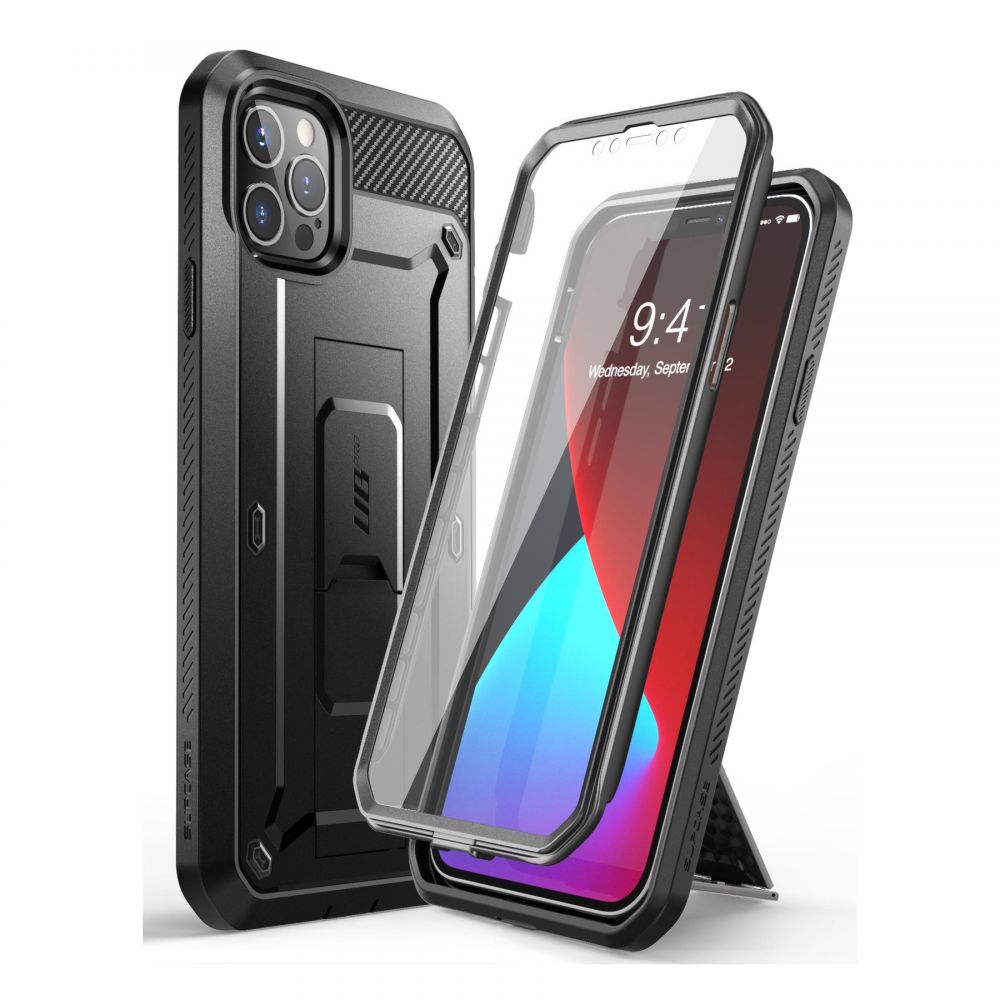 COQUE SUPCASE UNICORN BEETLE PRO IPHONE 12/12 PRO NOIRE
