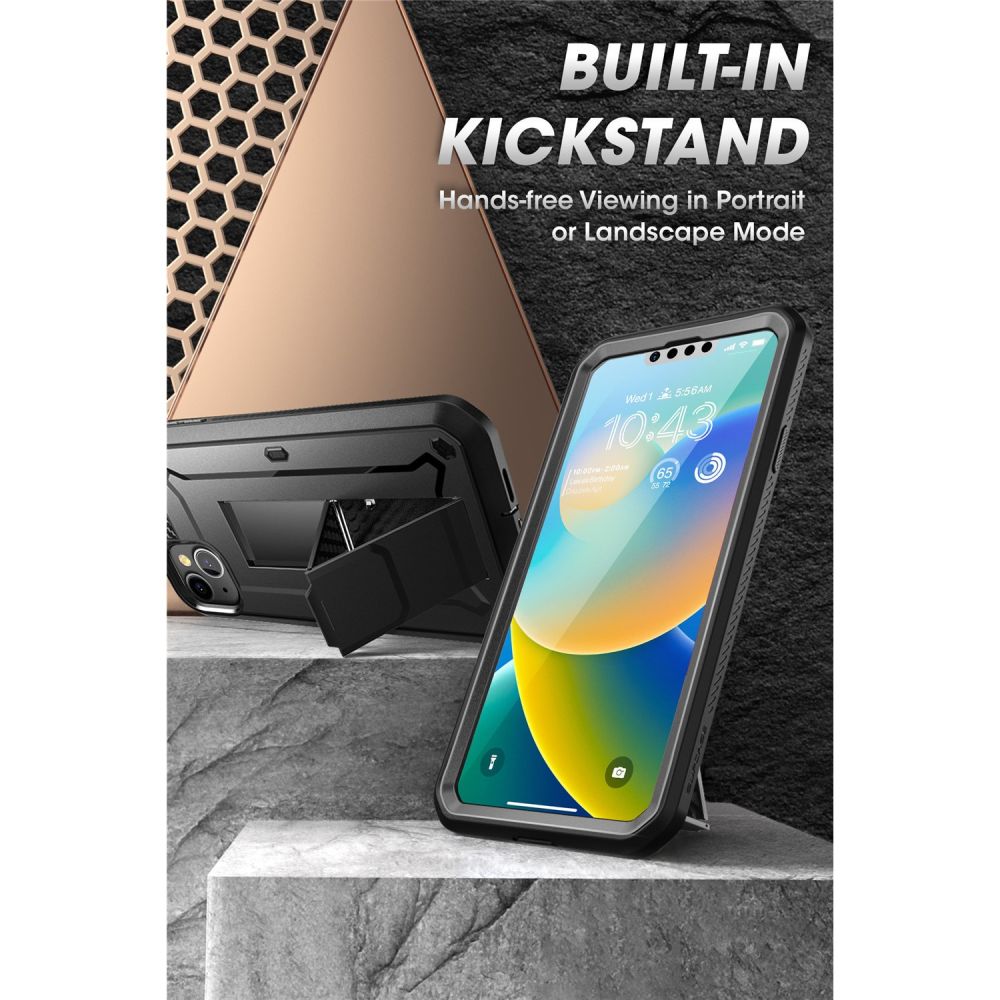 COQUE SUPCASE UNICORN BEETLE PRO IPHONE 13 / 14 NOIRE