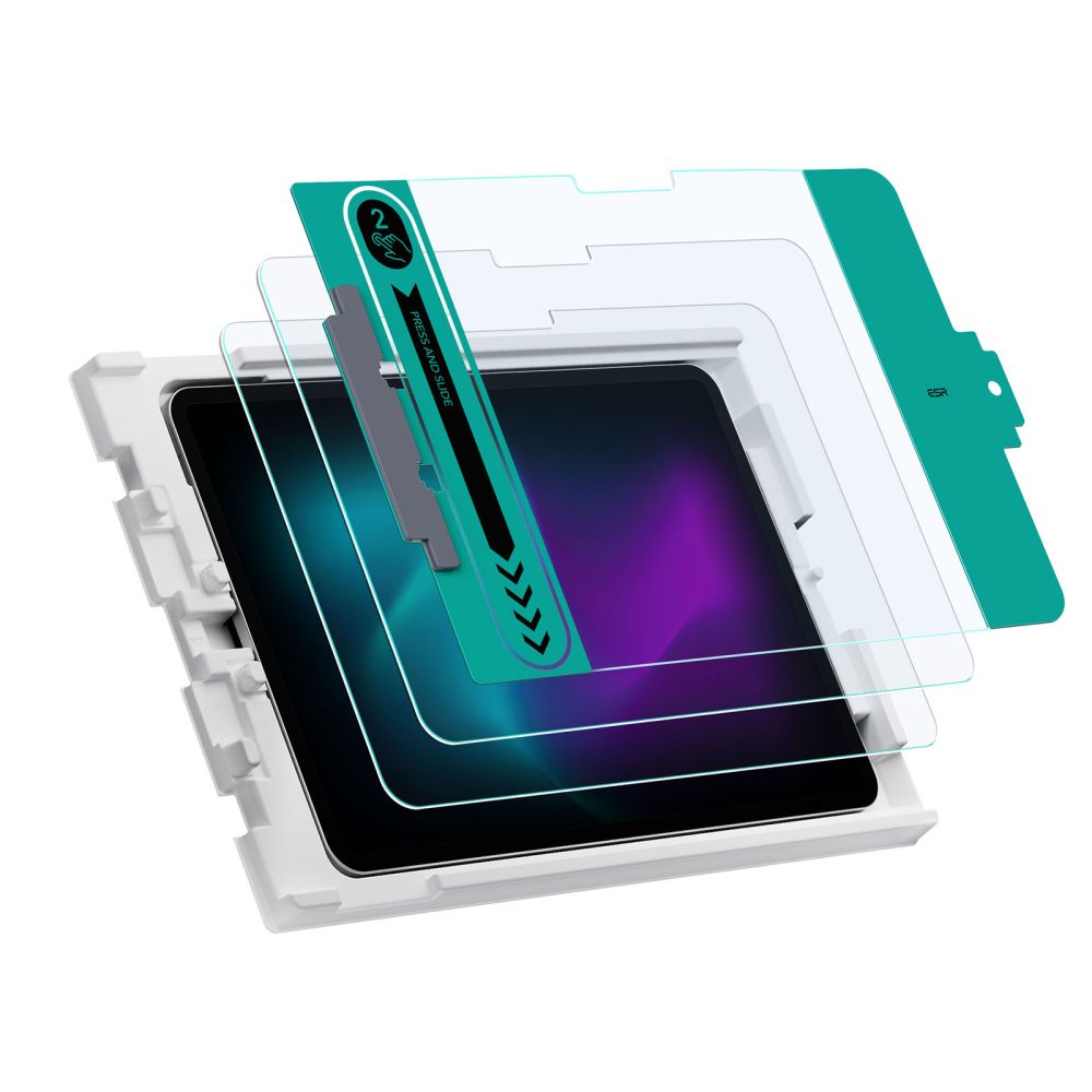 2X VERRE TREMPE POUR IPAD PRO 11 5 / 2024 ESR VERRE TREMPE 2-PACK TRANSPARENT