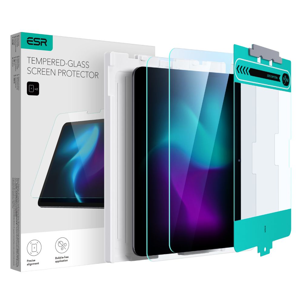 2X VERRE TREMPE POUR IPAD PRO 11 5 / 2024 ESR VERRE TREMPE 2-PACK TRANSPARENT