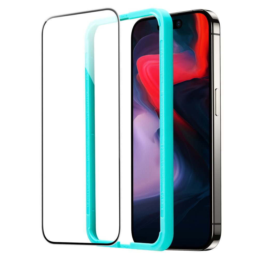 VERRE TREMPÉ ESR 2-PACK IPHONE 15 PRO NOIR