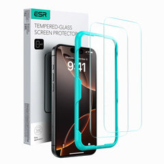 VERRE TREMPÉ ESR 2-PACK IPHONE 16 PLUS TRANSPARENT