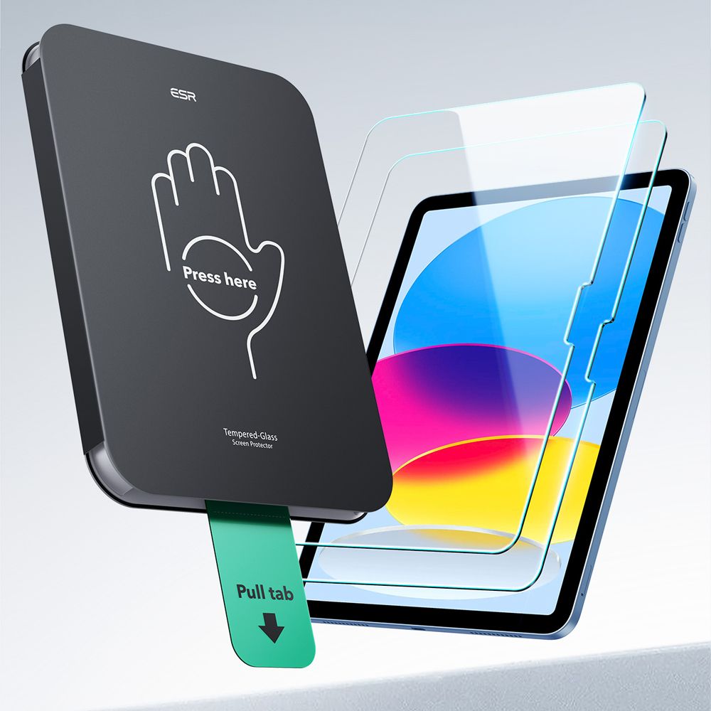 VERRE TEMPERÉ ESR ULTRAFIT 2-PACK IPAD 10,9” 10 / 2022 / 11” 11 / 2025 TRANSPARENT