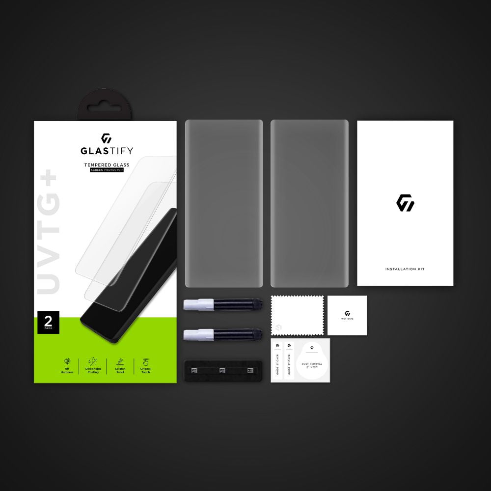VERRE TREMPÉ GLASTIFY UVTG+ 2-PACK GALAXY S22 ULTRA
