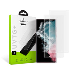 VERRE TREMPÉ GLASTIFY UVTG+ 2-PACK GALAXY S22 ULTRA