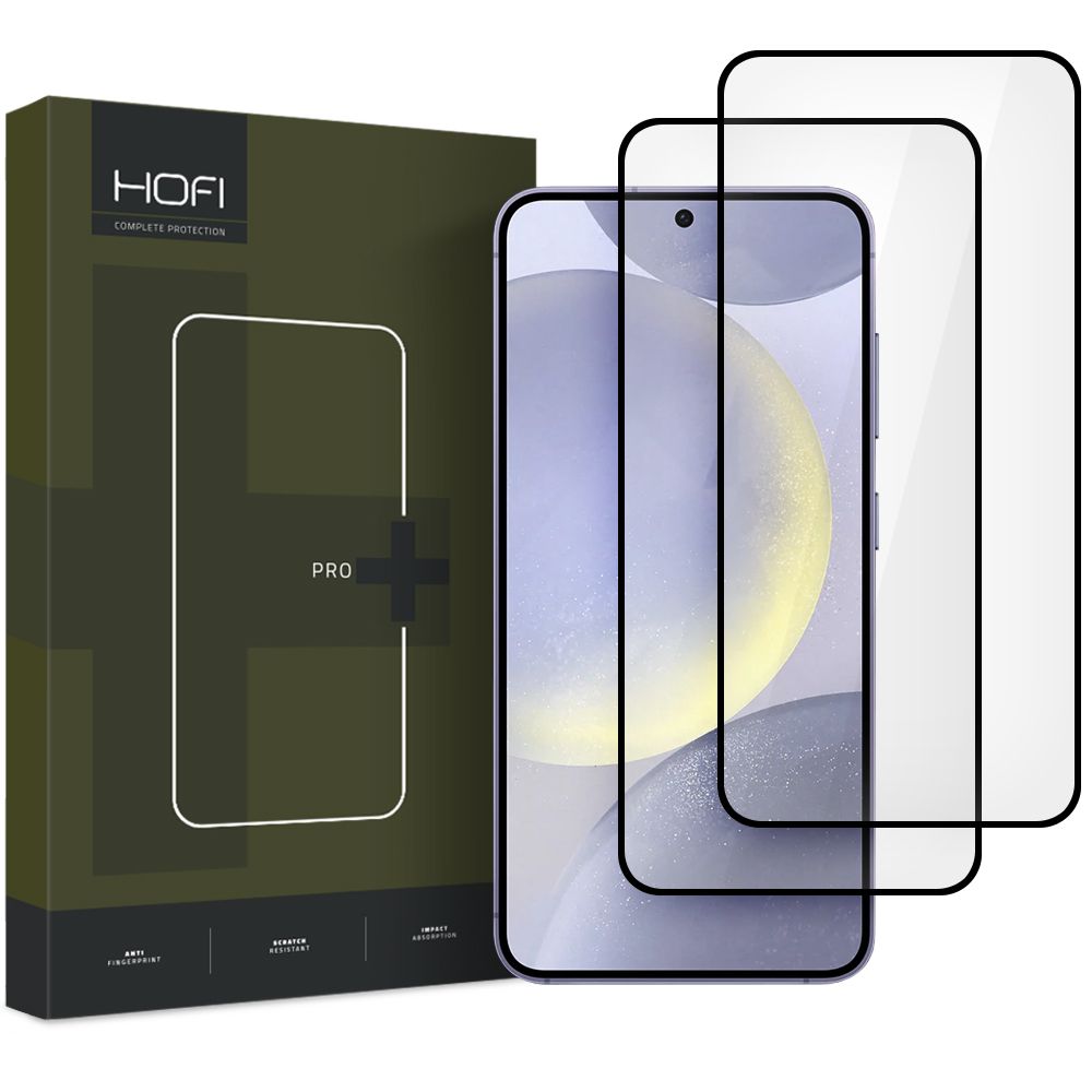 VERRE FEUILLETÉ HOFI GLASS PRO+ 2-PACK GALAXY S25+ PLUS NOIR
