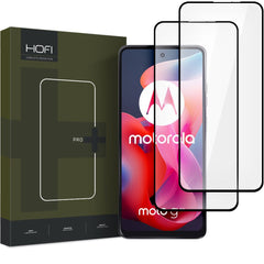 2X VERRE TEMPERÉ HOFI GLASS PRO+ 2-PACK MOTOROLA MOTO G24 / G24 POWER / G04 NOIR