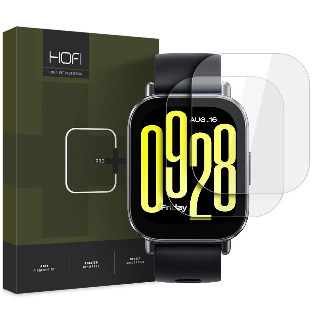 VERRE TREMPÉ HOFI GLASS PRO+ 2-PACK XIAOMI REDMI WATCH 5 ACTIVE TRANSPARENT