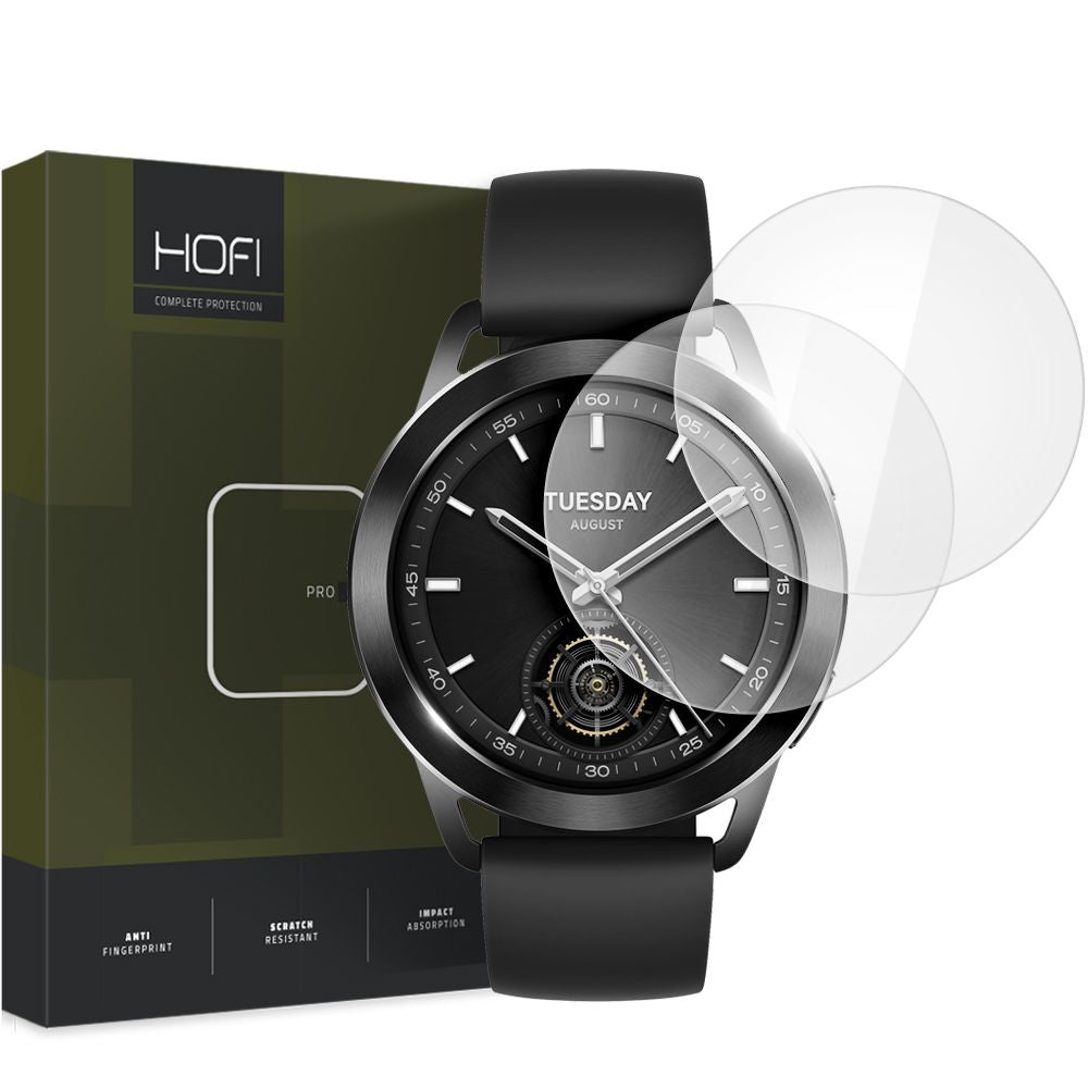 2X VERRE TEMPERÉ HOFI GLASS PRO+ 2-PACK XIAOMI WATCH S3 TRANSPARENT