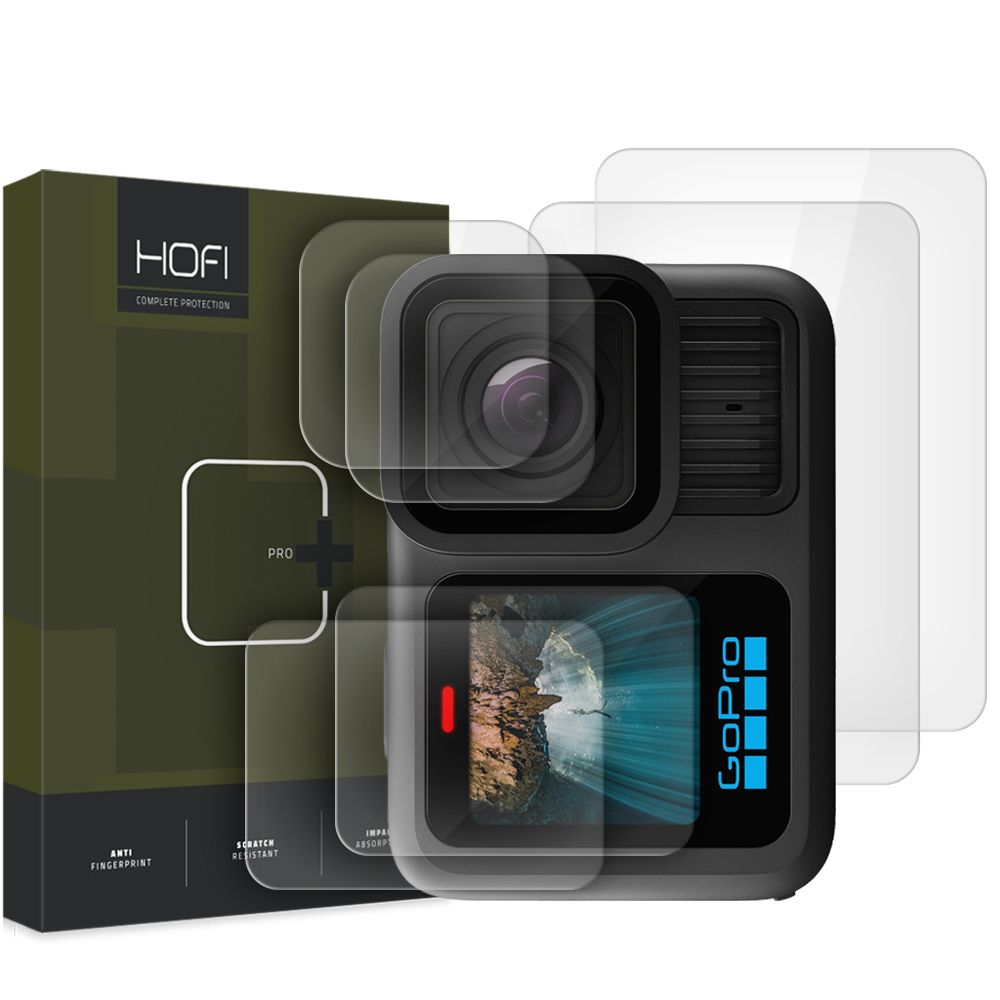VERRE FEUILLE HOFI GLASS PRO+ 2-SET GOPRO HERO 13 TRANSPARENT