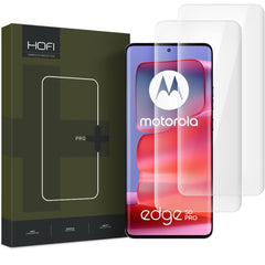 2X VERRE TEMPERÉ HOFI UV GLASS PRO+ 2-PACK MOTOROLA EDGE 50 FUSION / EDGE 50 PRO 5G TRANSPARENT