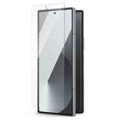 Verre trempé 2X pour Samsung Galaxy Z Fold 6, verre trempé Ringke, protection d'écran, pack de 2, transparent.