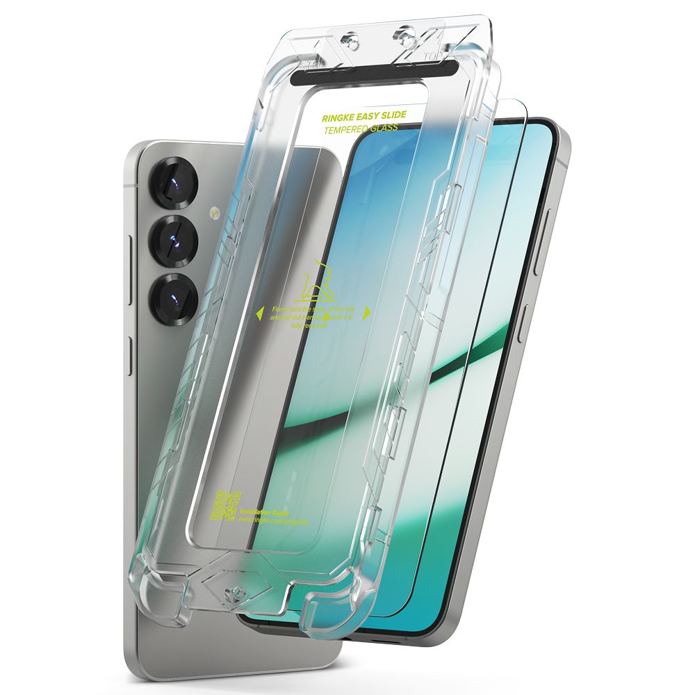VERRE TEMPERÉ RINGKE EASY SLIDE 2-PACK GALAXY S25+ PLUS TRANSPARENT