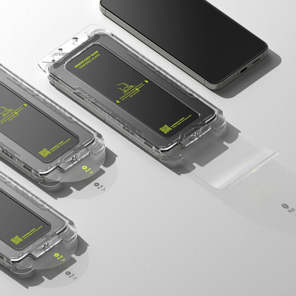 VERRE TEMPERÉ RINGKE EASY SLIDE 2-PACK GALAXY S25+ PLUS TRANSPARENT