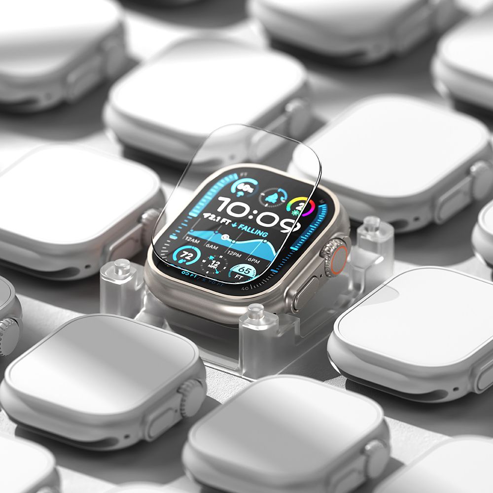 VERRE TREMPÉ RINGKE EASY SLIDE APPLE WATCH ULTRA 1 / 2 (49 MM) TRANSPARENT