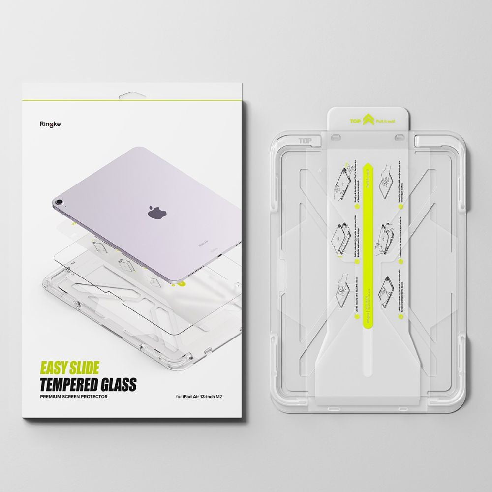 VERRE TREMPE POUR IPAD AIR 13 2024 RINGKE EASY SLIDE CLEAR