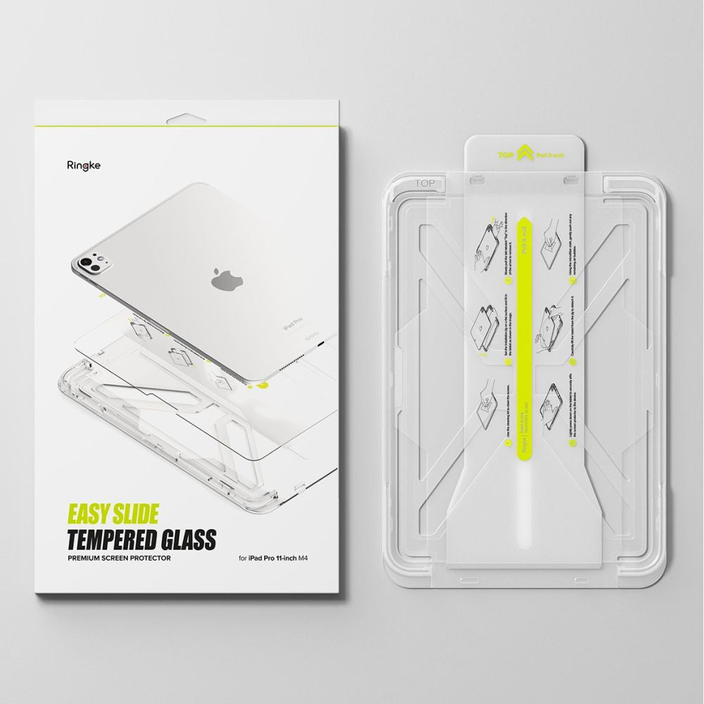VERRE TREMPE POUR IPAD PRO 11 5 / 2024 RINGKE EASY SLIDE CLEAR