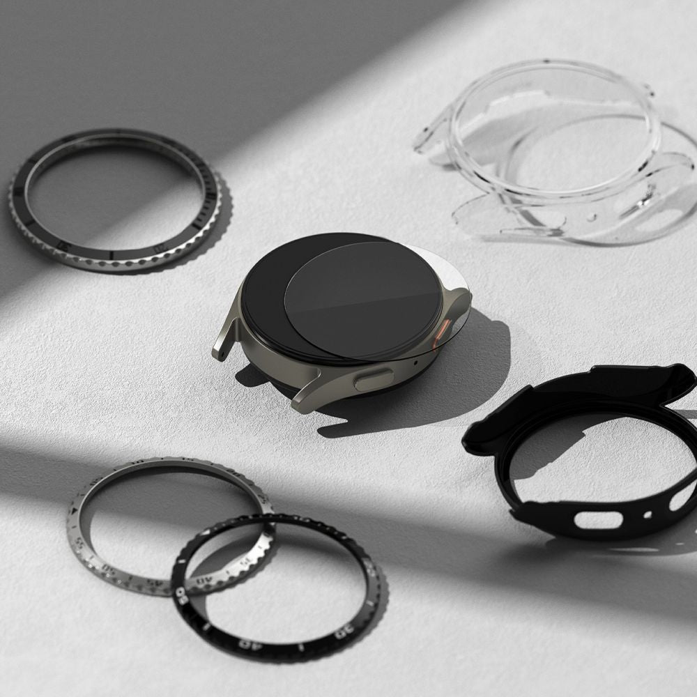 4X VERRE TEMPERÉ POUR GALAXY WATCH 4 / 5 / 6 / 7 (44 MM) RINGKE ENSEMBLE DE 4 VERRES TEMPERÉS TRANSPARENTS