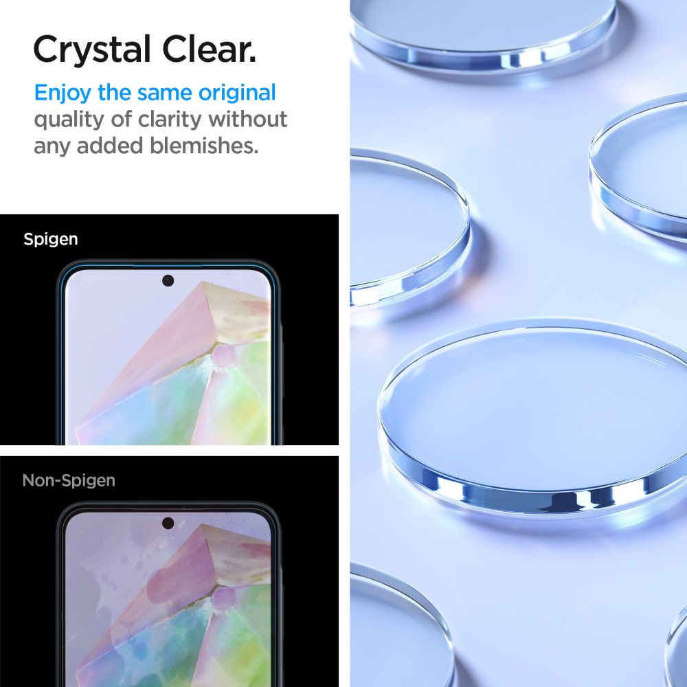 VERRE TREMPE SPIGEN ALM GLAS.TR 2-PACK GALAXY A35 5G TRANSPARENT