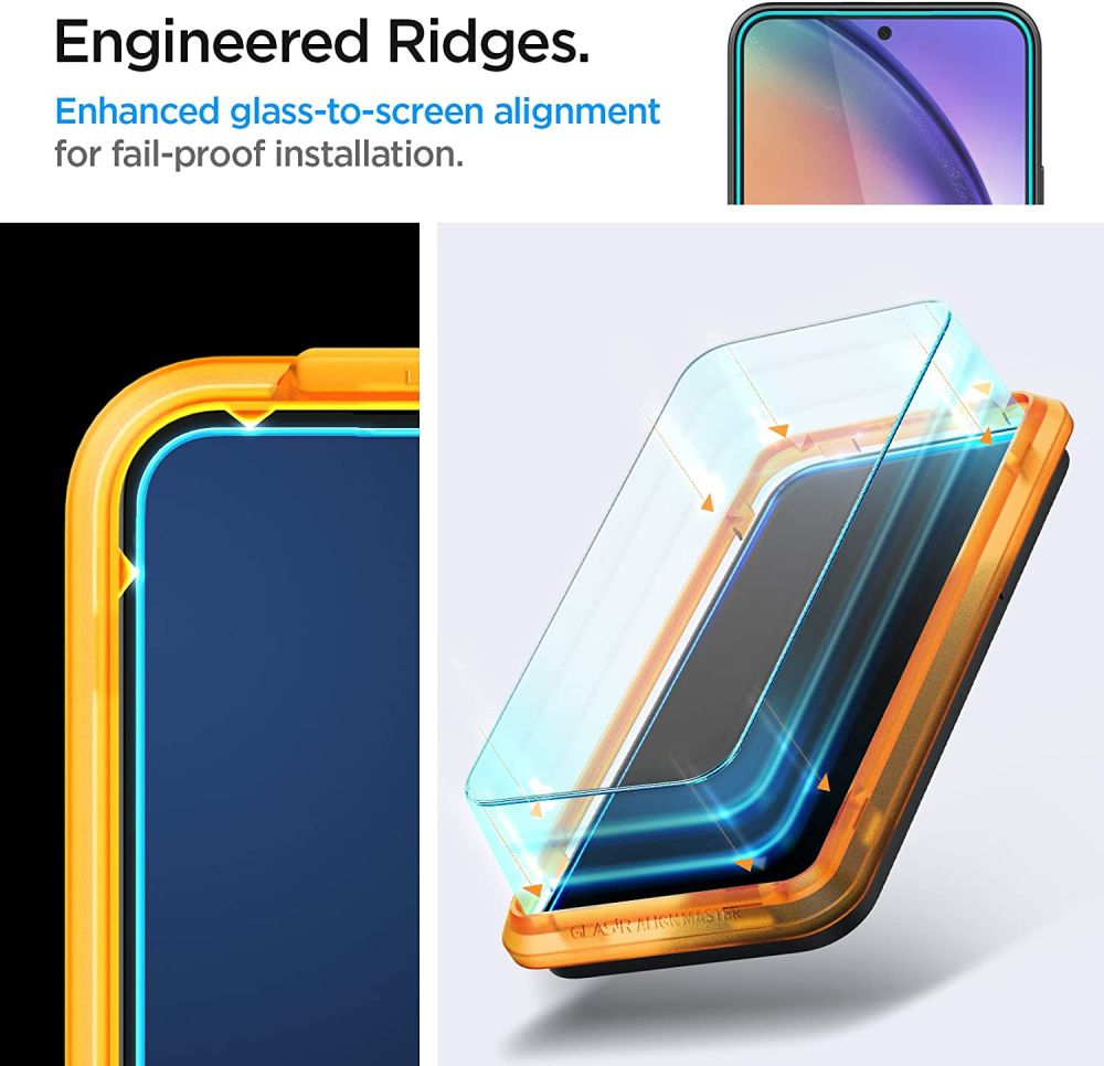 VERRE TREMPE SPIGEN ALM GLAS.TR 2-PACK GALAXY A54 5G TRANSPARENT